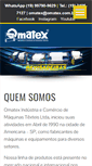 Mobile Screenshot of omatex.com.br